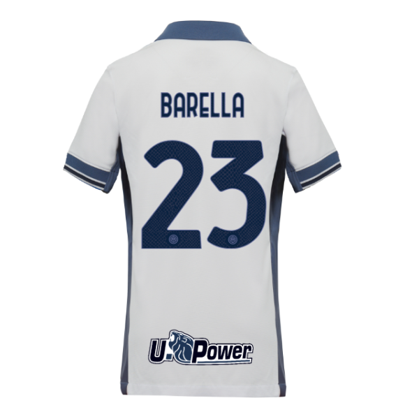 im nike kids away stadium jersey 202425 – 23 nicolò barella Collection | Authentic Inter Milan Shirts