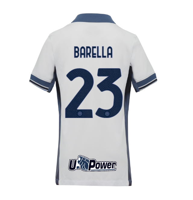 im nike kids away stadium jersey 202425 – 23 nicolò barella Collection | Authentic Inter Milan Shirts
