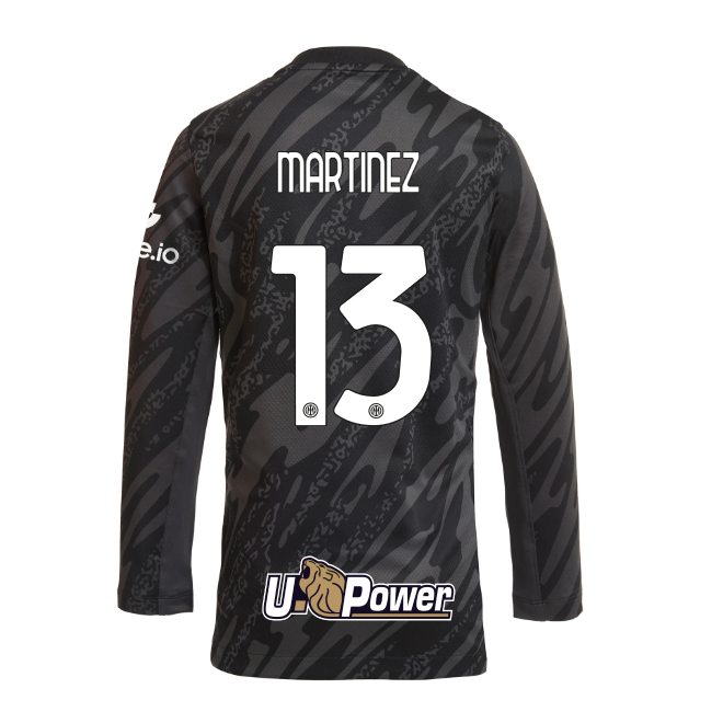 im nike kids goalkeeper home kit shirt 202425 – 13 josep martínez Collection | Authentic Inter Milan Shirts