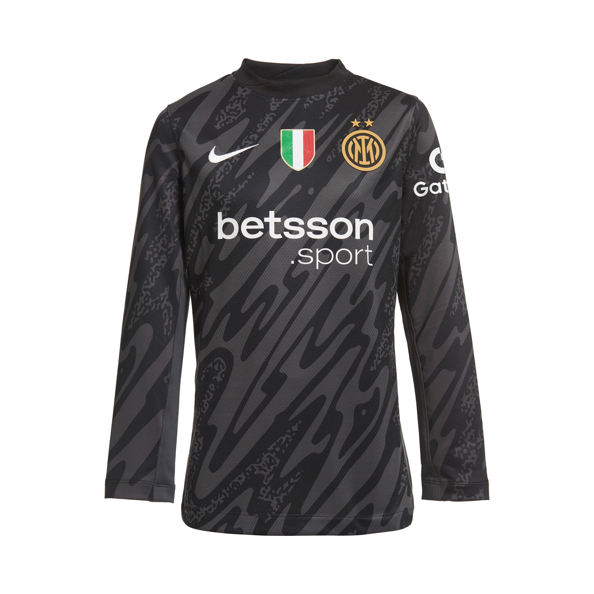 im nike kids goalkeeper home kit shirt 202425 with custom printing Collection | Authentic Inter Milan Shirts