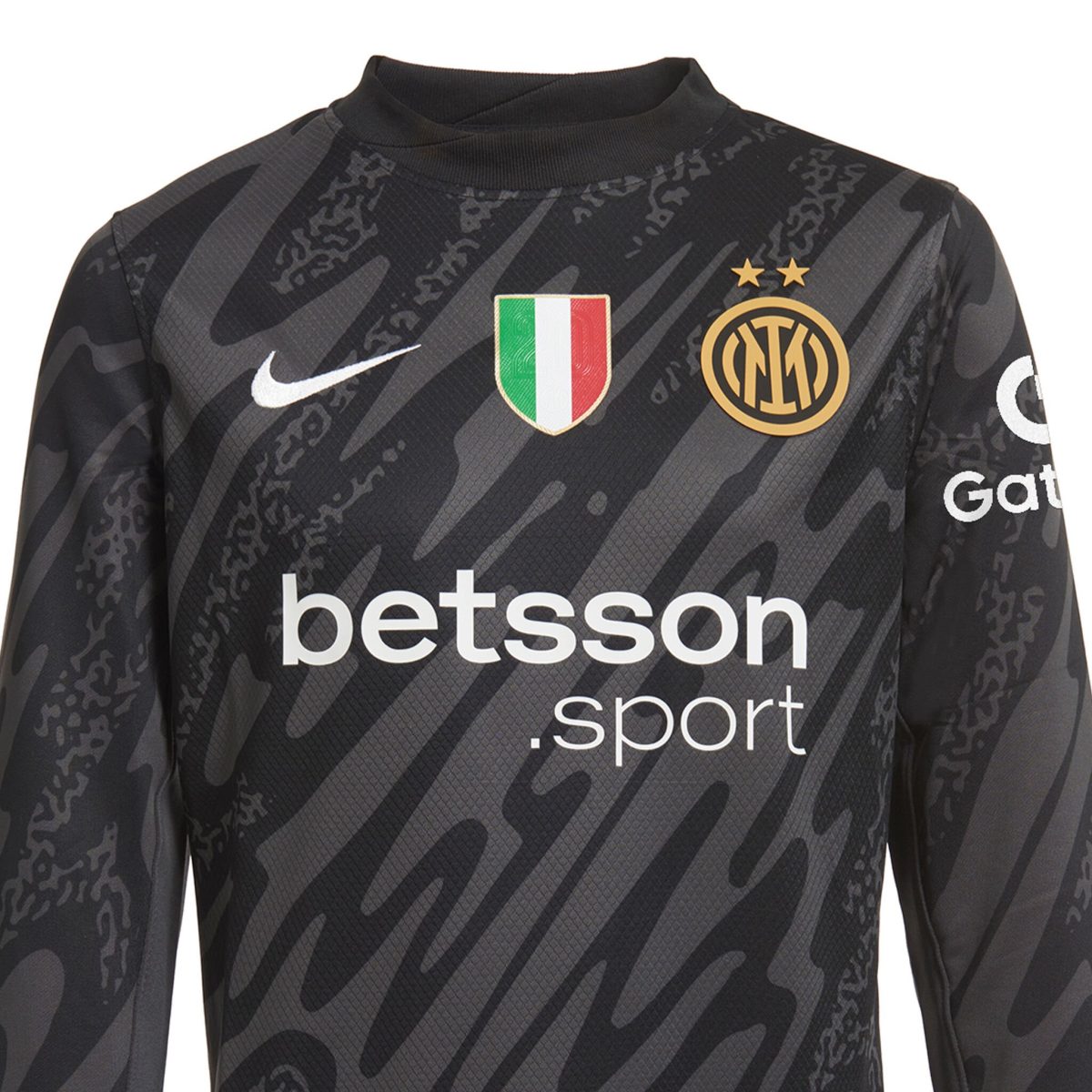im nike kids goalkeeper home kit shirt 202425 with custom printing Collection | Authentic Inter Milan Shirts