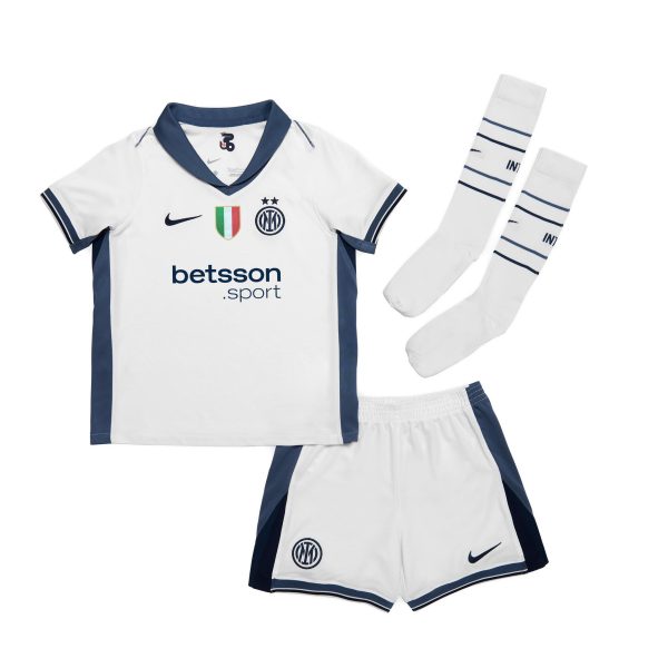 im nike kids minikit away 202425 with custom printing Collection | Authentic Inter Milan Shirts