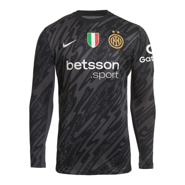im nike mens goalkeeper home kit shirt 202425 with custom printing Collection | Authentic Inter Milan Shirts