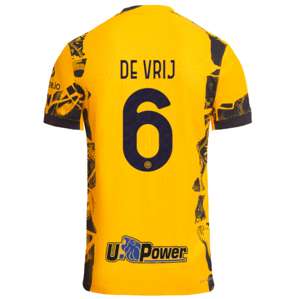 im nike mens third kit match shirt 202425 – 6 stefan de vrij Collection | Authentic Inter Milan Shirts